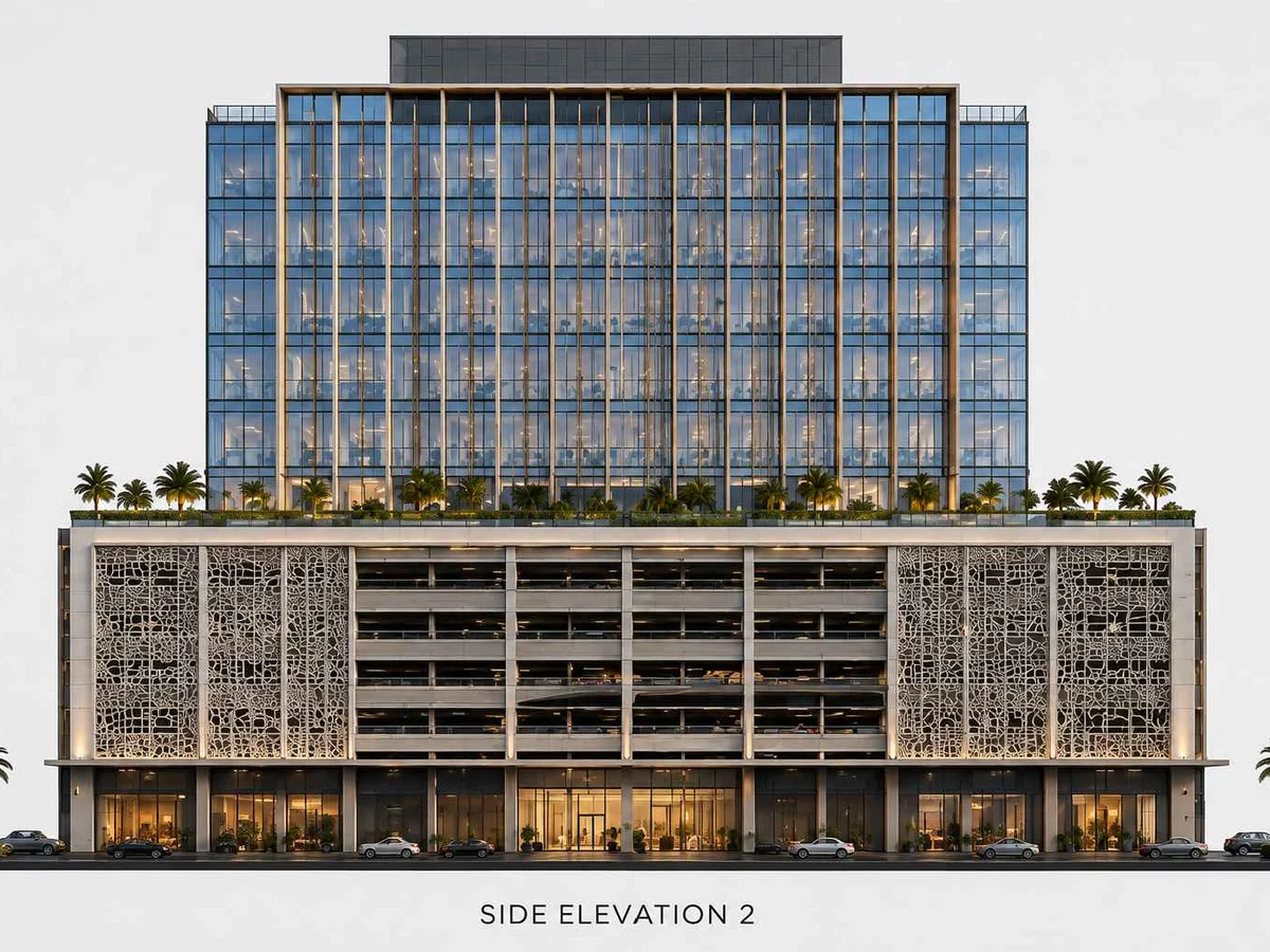 Side elevation of Limestone Tower